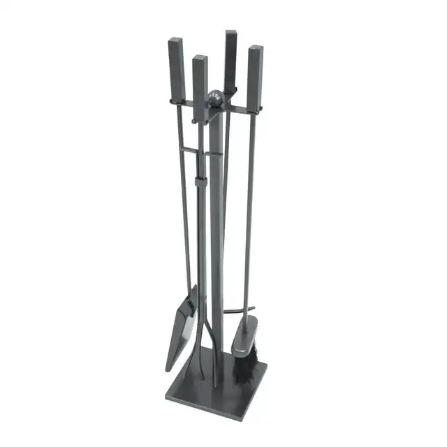 Angenehmes Hearth FA617TL Atticus Kamin-Werkzeugset aus Stahl