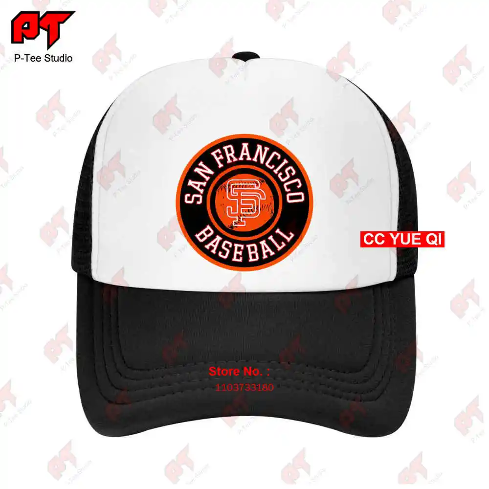 San Francisco Baseball Sf The City Badge Giant Baseball Caps Truck Cap C8KN