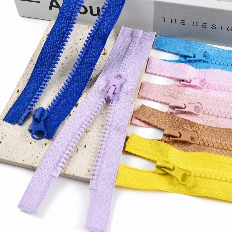 

10/20/50Pcs No5 Open End Resin Zipper 15cm Colorful Mini Zip for Doll Clothes Hoodie Collar Zips DIY Sewing Accessories Supplies