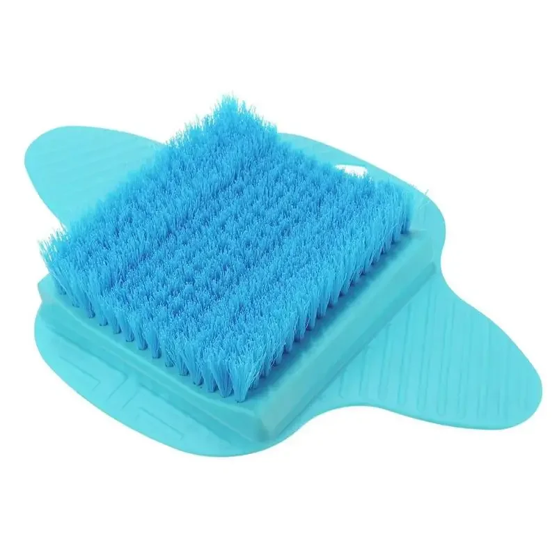 Plastic Bath Shower Foot Brush Scrubber Bath Shoe Feet Massage Slippers Brush Scrub Exfoliating Spa Shower Remove Dead Skin