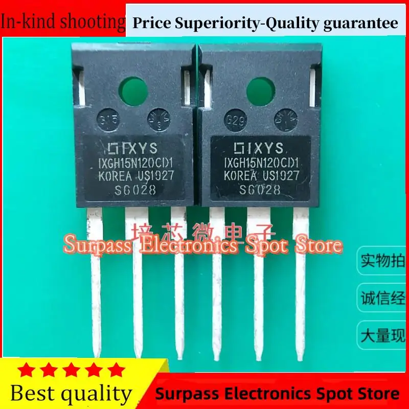 

10PCS-100PCS IXGH15N120CD1 IGBT TO-247 1200V 30A Price Superiority-Quality guarantee