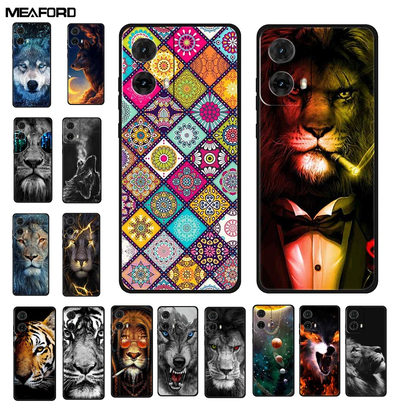 Capa de silicone macio para celular motorola, tampa traseira tpu, moto g85, 5g, xt2427-3