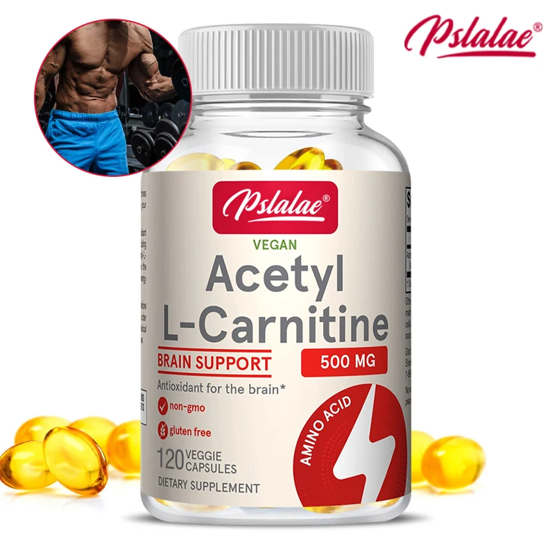 

Acetyl-L-Carnitine Capsules - Antioxidant, Supports Memory and Concentration, Energy Production,Promote Heart Health, Metabolism