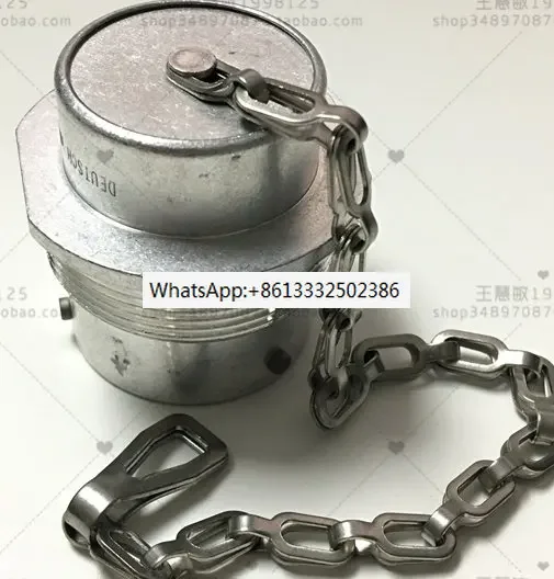 

2PCS HDC34-18 circular aluminum car plug/dust cover with chain/HD30 series