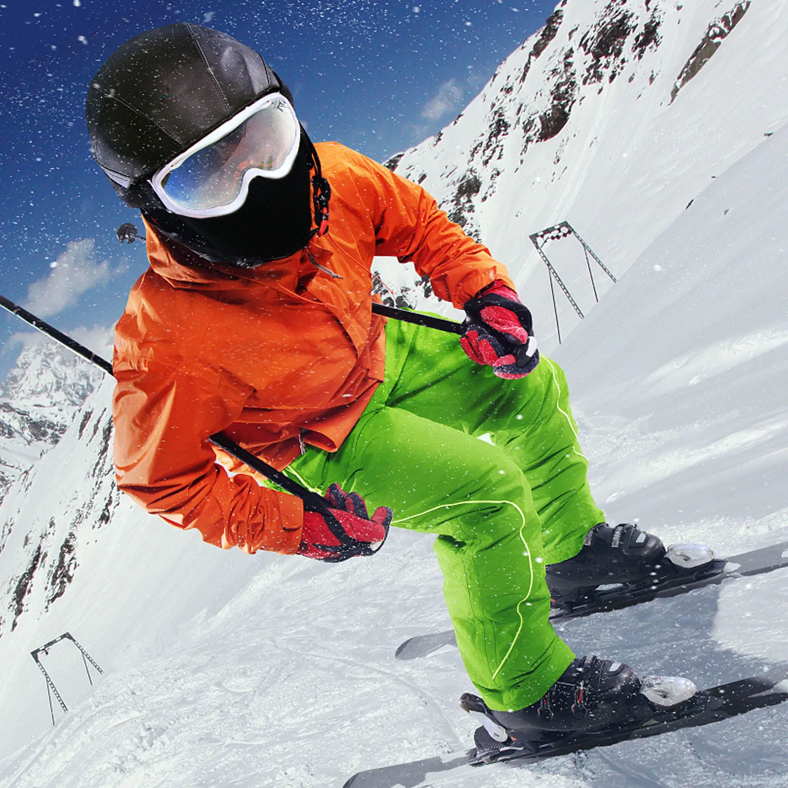 Winter Riding Mask Warm Face Cover Cold Weather Protection for Cycling Skiing Hiking Outdoor Sports