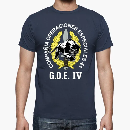 Spanish Legion GOE IV. COE 41 Mod.4 Special Operations Emblem T-Shirt. Summer Cotton O-neck Men\'s Short Sleeve T-Shirt New S-3XL