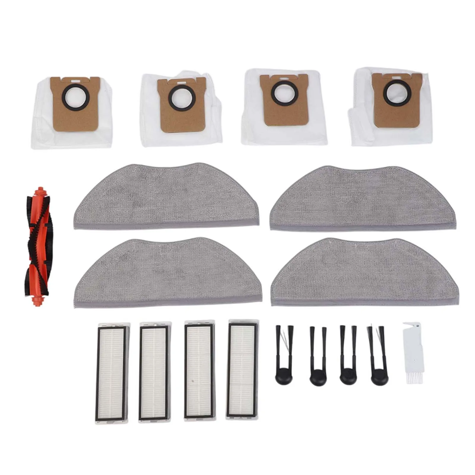

Vacuum Cleaner Replacement Parts Cleaning Brush HEPA Filter Pack As Shown Robot Vacuum Kit Main Roller Brush HEPA Filter