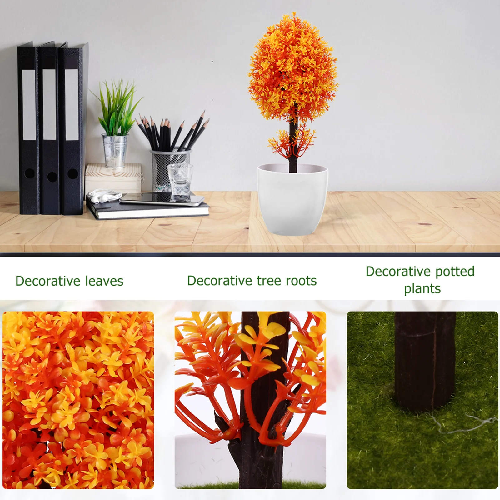 

Simulated Bonsai Artificial Decor For Home Office Indoor Garden Fake Potted Plant Imitation Plant Ornament