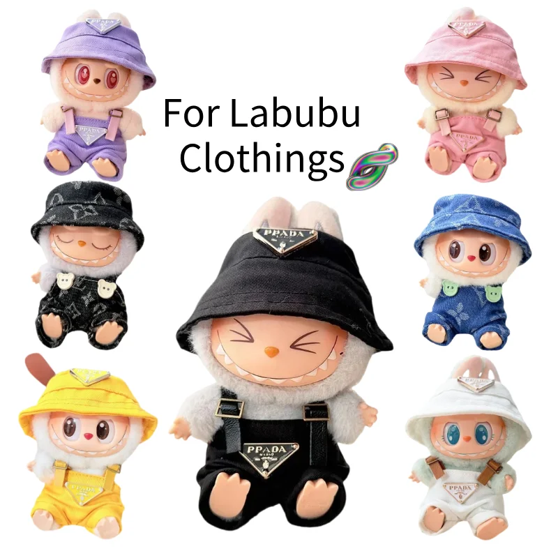 

Дизайнер одежды Labubu подходит для подвесок V1 V2 V3 Labubu, милый индивидуальный модный подарок на день рождения