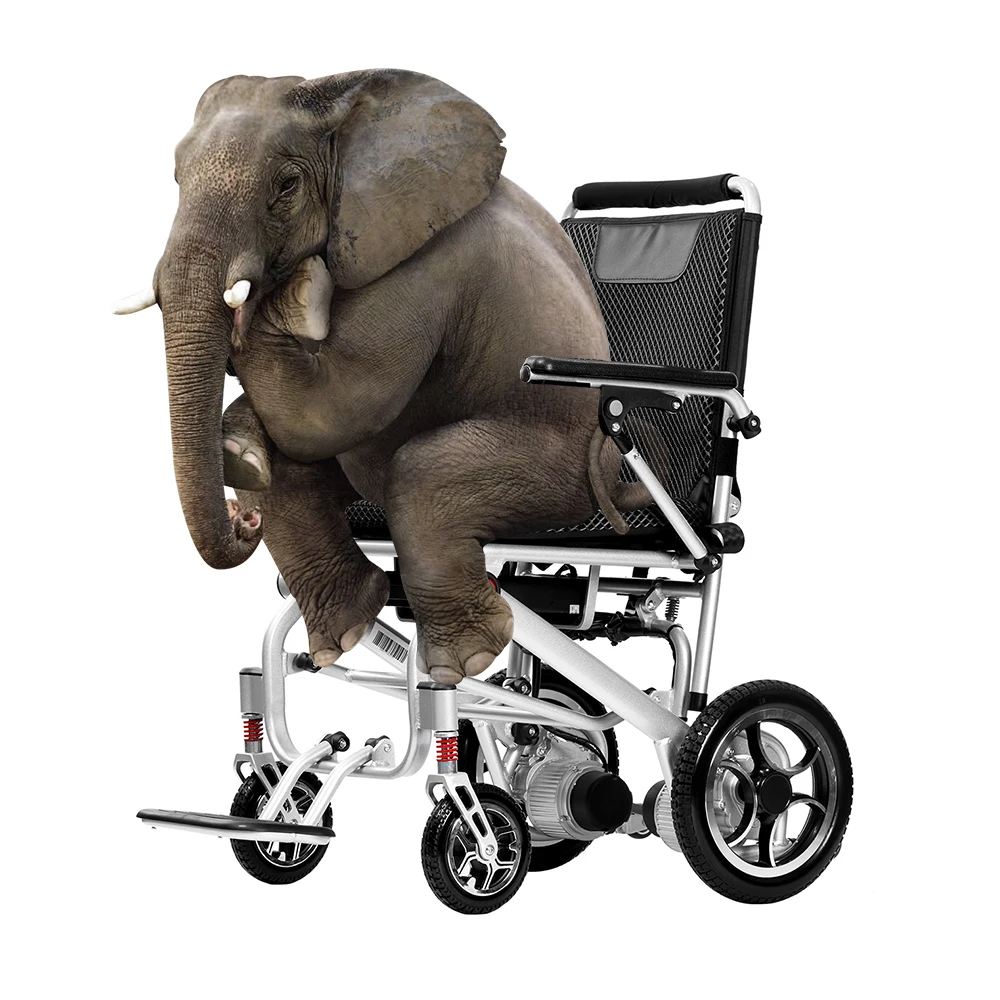 2026 New Folding Electric Wheelchair 19.8KG Portable Power Ultra Light Electric Wheelchair for Disabled