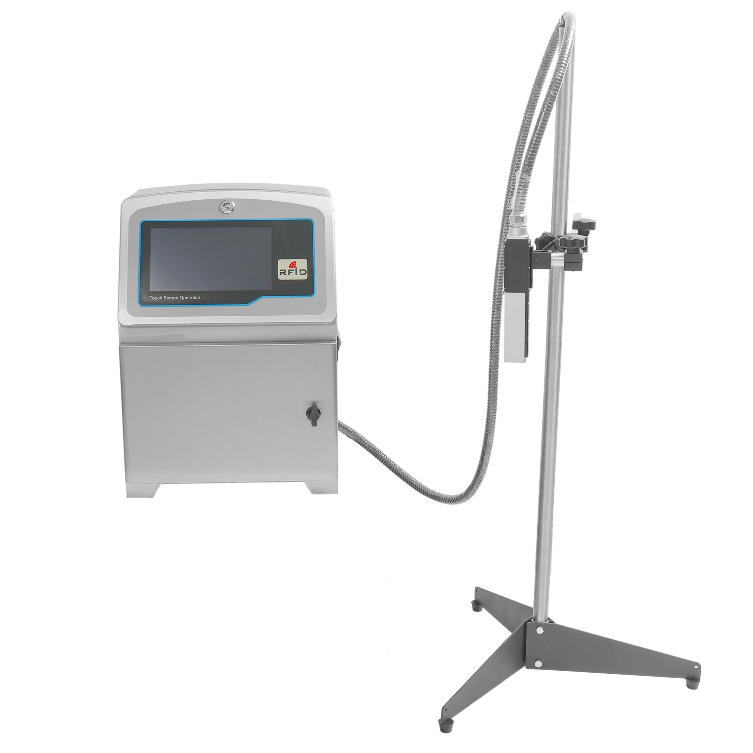 Ruby Nozzle Stampante a getto d'inchiostro CIJ Custodia per marcatura multifunzione Bottiglia acrilica Data di scadenza Data Codifica con touch screen
