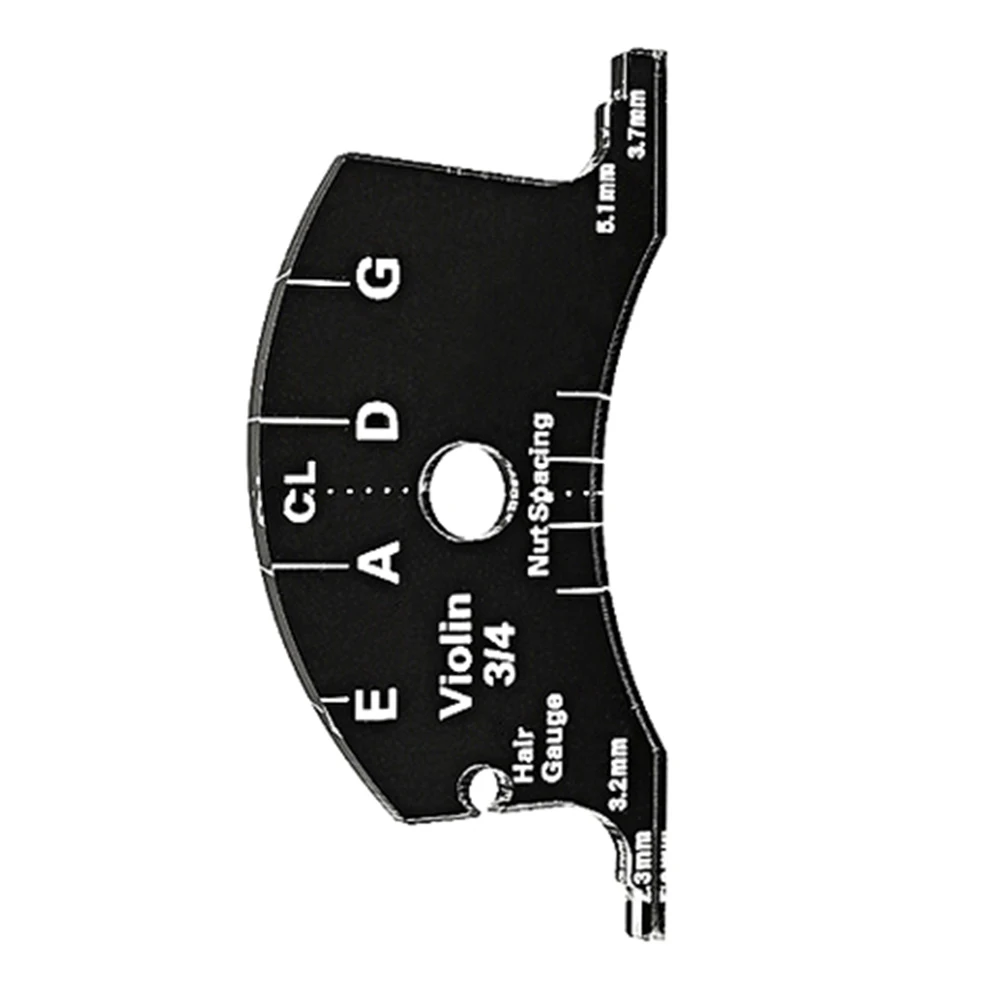

Violin Measuring Tool Repair Accessories Multifunctional Mold Template Saddles Professional Bridge Plastic