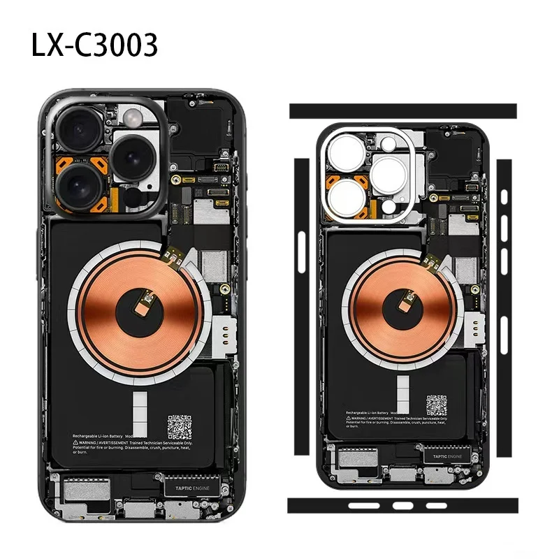 Wrap Sticker for IPhone16 15 14 13 12 Pro Max Nothing Phone Decal Skin Rear Protector Case Film Full Cover