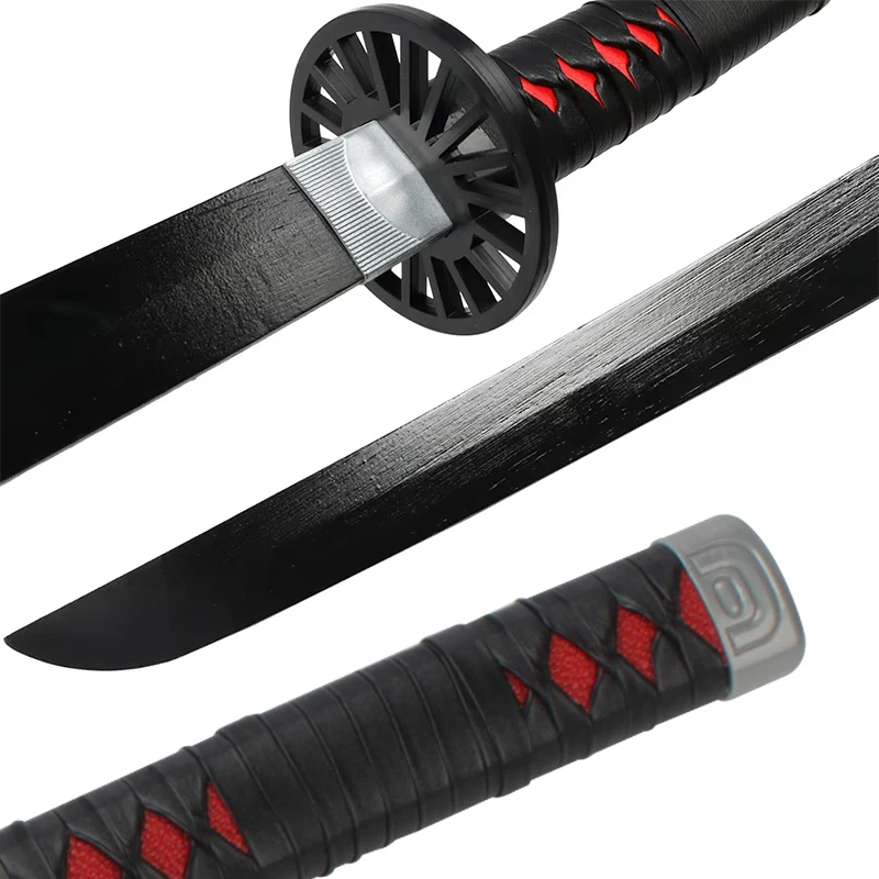 Novo modelo 60cm/23.6 Polegada demon slayer katana 1:1 padrões originais armas cosplay mitsuri tanjiro brinquedo de madeira anime espada