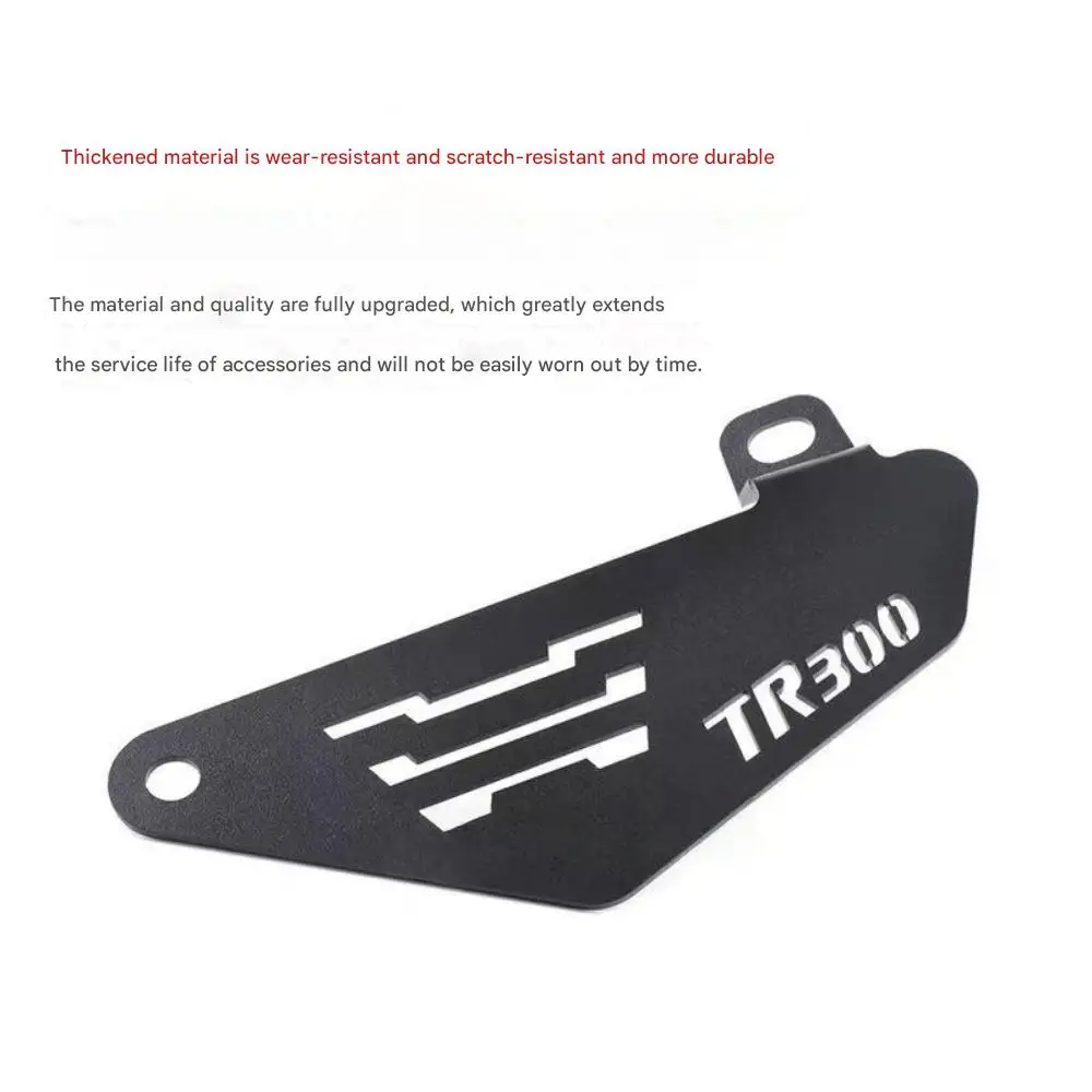 Left Crash Bar Cover & Decorative Guard Protector Parts, Engine Skid Plate Mod for Haojue TR300