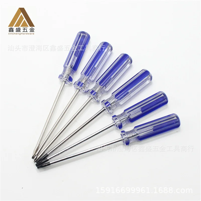 100pcs Game Console External Hexagonal Screwdriver Tool with Hole Manual Plum Cross Screwdriver T8/9/10 Screwdriver Xbox36