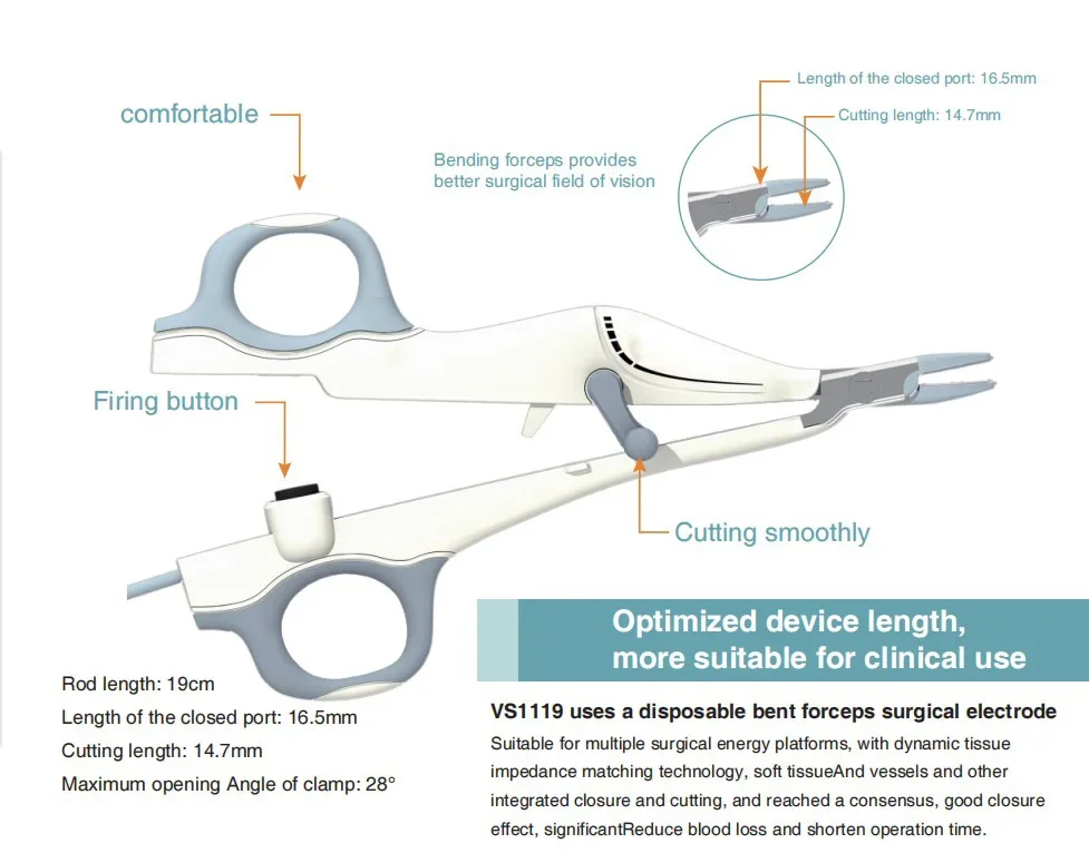 Professional Surgical Instruments Electric Scalpel Forceps Cut Coagulation Electrosurgical Generator Ligasure Vessel Sealing