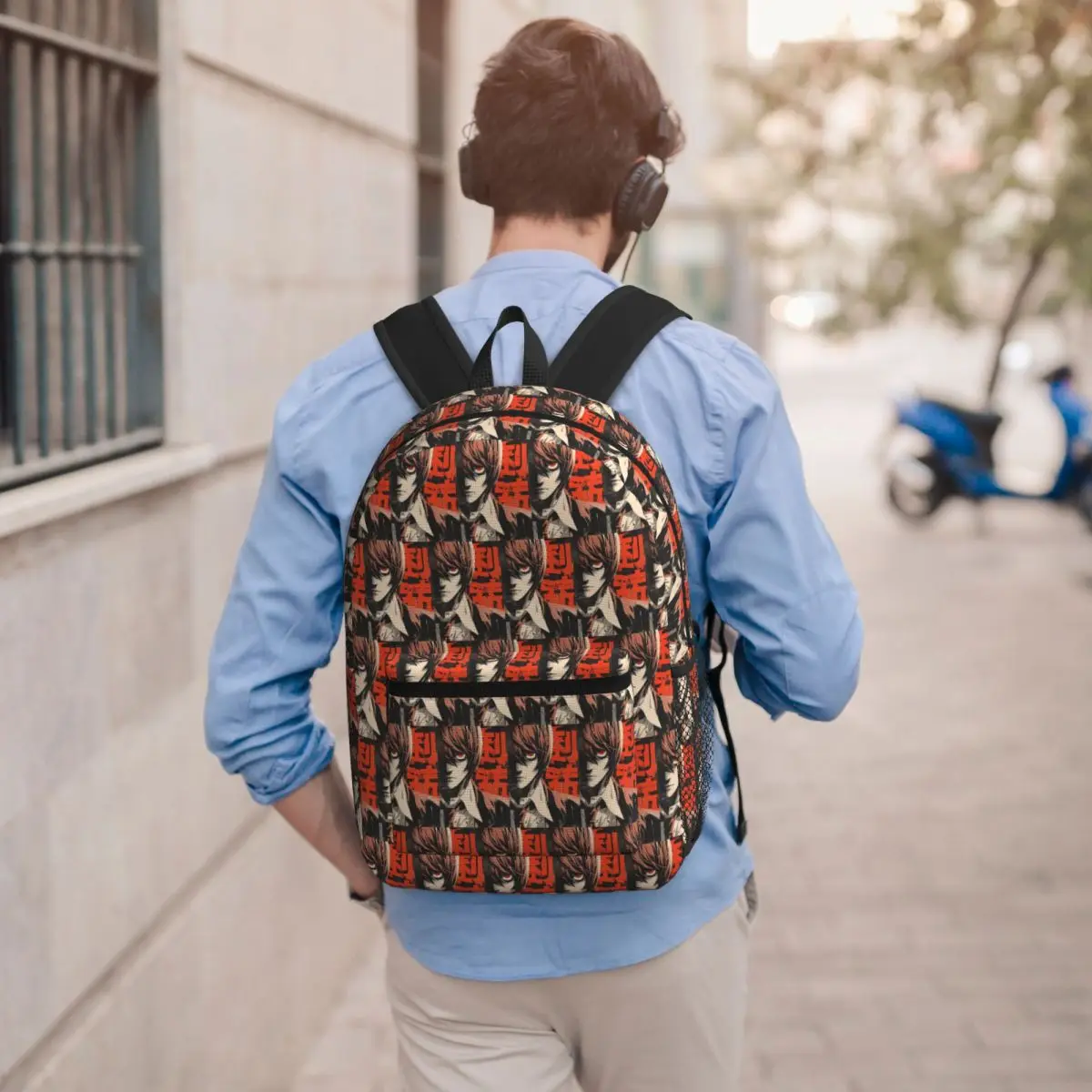 Light - Hero Or Villain Student Backpack School Bag Hiking Travel Daypack for Boys Girls Bookbag Shoulder Bags