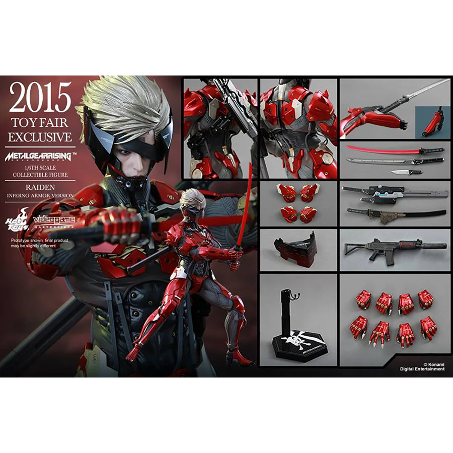 HT hottoys VGM19 Metal Gear Rising: Revengeance 1/6th scale Raiden