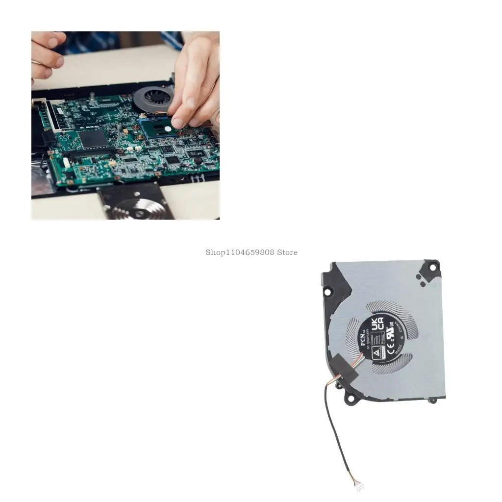 

Профессиональный охлаждающий вентилятор для ноутбука, процессора и графического процессора, оптимальное управление температурой,