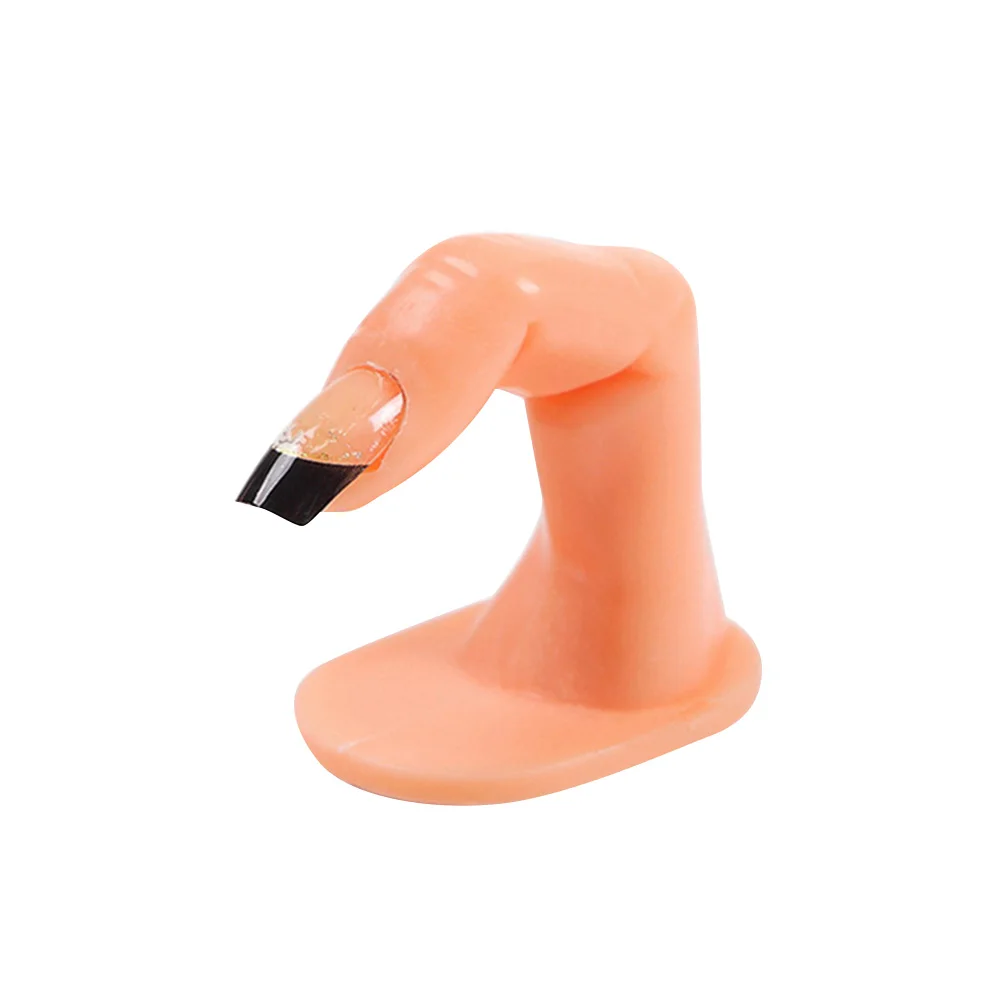 

5pcs False for Nail Acrylic Practice Reusable Manicure Training Hand Manicure Training Tool Perfect Simulation Portable