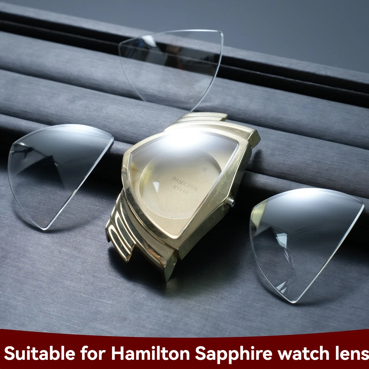 For Hamilton Explorer Series Accessories: Sapphire Triangular Lens Cover H24515551, H24515591, H24411232, H24301941