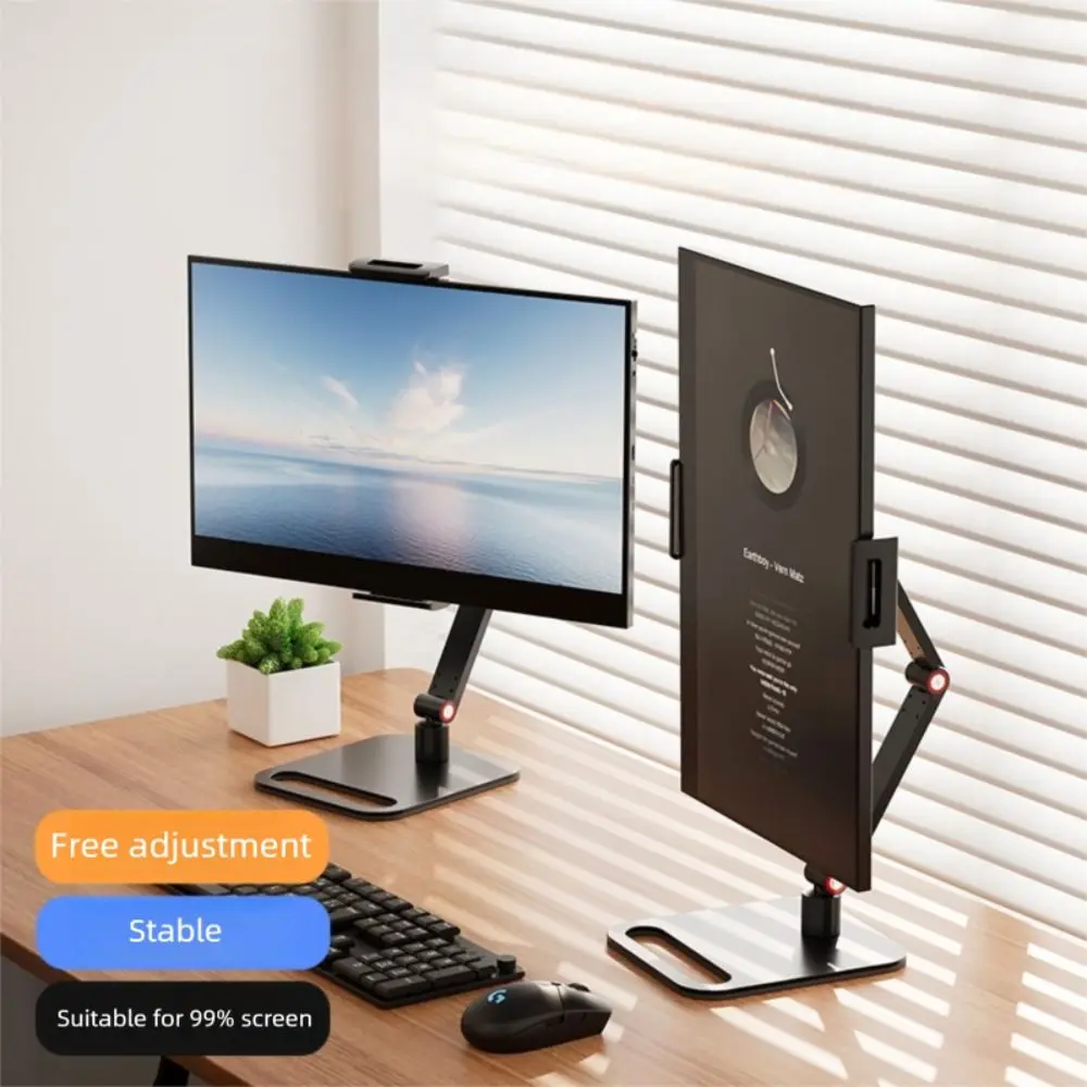 

Universal Expandable Monitor Desk Holder 360° Swivel Adjustable Tablet Stand Foldable Tablet Bracket for 12-17in