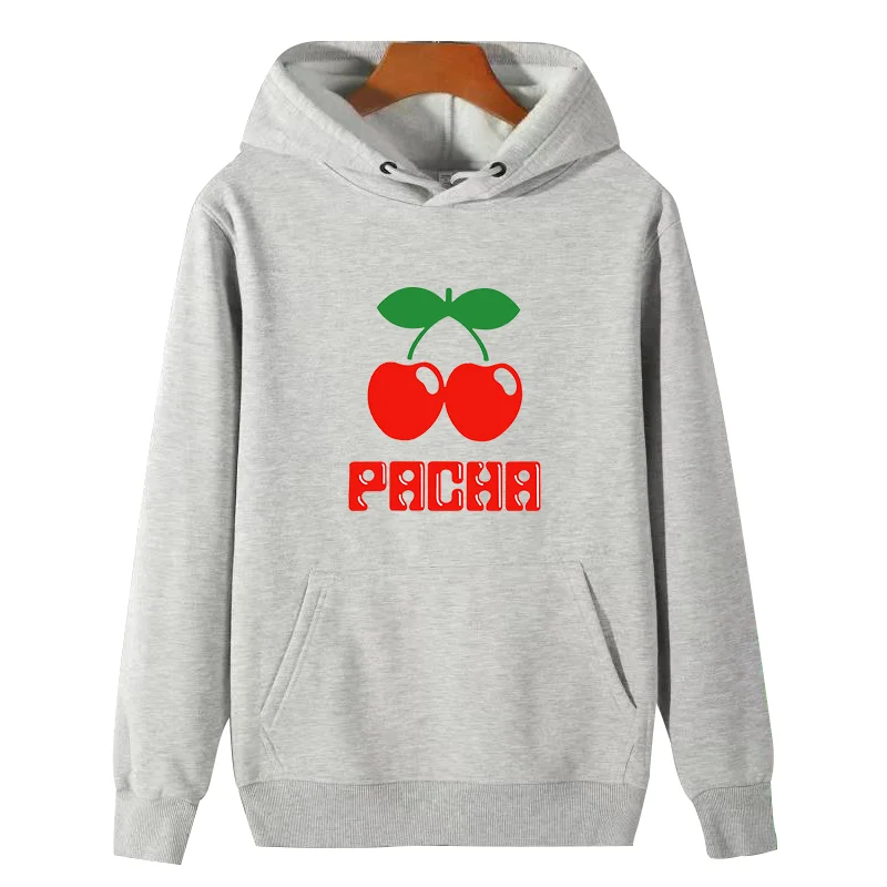 Pacha Ibiza House Cool Dance Space Privilege White Island Classic graphic Hooded sweatshirts thick sweater hoodie Men\'s clothing