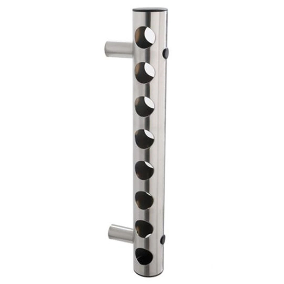

B08B-High Quality Wine Bottles Holders Stainless Steel Wine Rack Bar Wall Mounted Household Storage Kitchen Holder 8 Holes