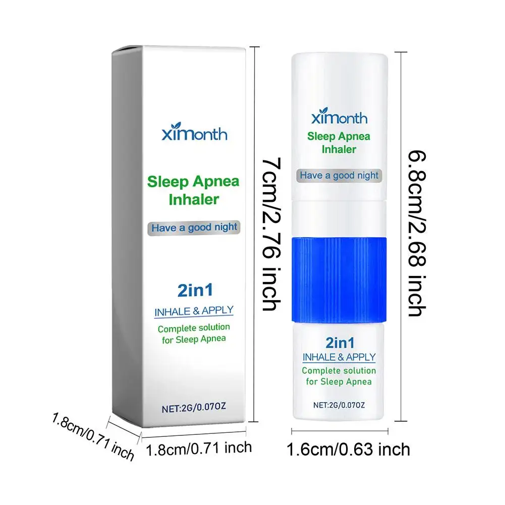 1pc Schlafapnoe Inhalator Leber Gesundheit Nasen inhalator Lungen reinigung Detox Linderung Beschwerden Detox Nase Gesundheits wesen