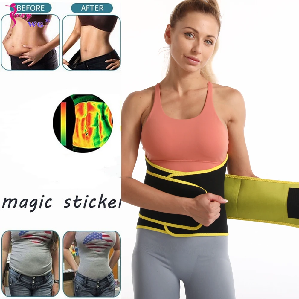 SEXYWG Women Waist Trainer Belt for Slimming Girdle Strap Weight Loss Belly Band Corset Waist Cincher Neoprene Body Shaper Gym