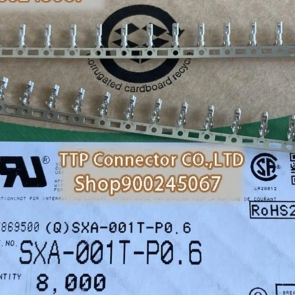 100pcs/lot Connector SXA-001T-P0.6 Wire gauge 22-28AWG 100% New and Origianl