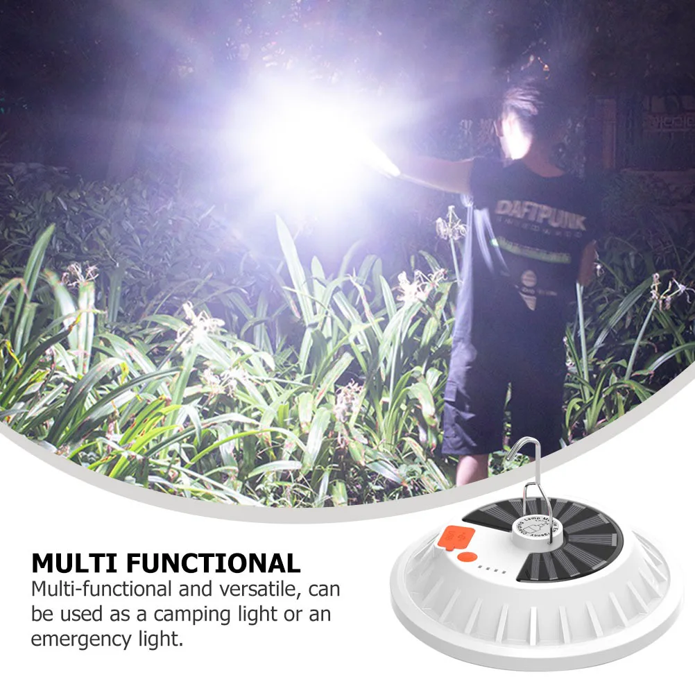 

Solar Led Light Camping Lantern Remote Control Hook Design For Outdoor Hiking Fishing Emergency Lighting Portable Solar Powered