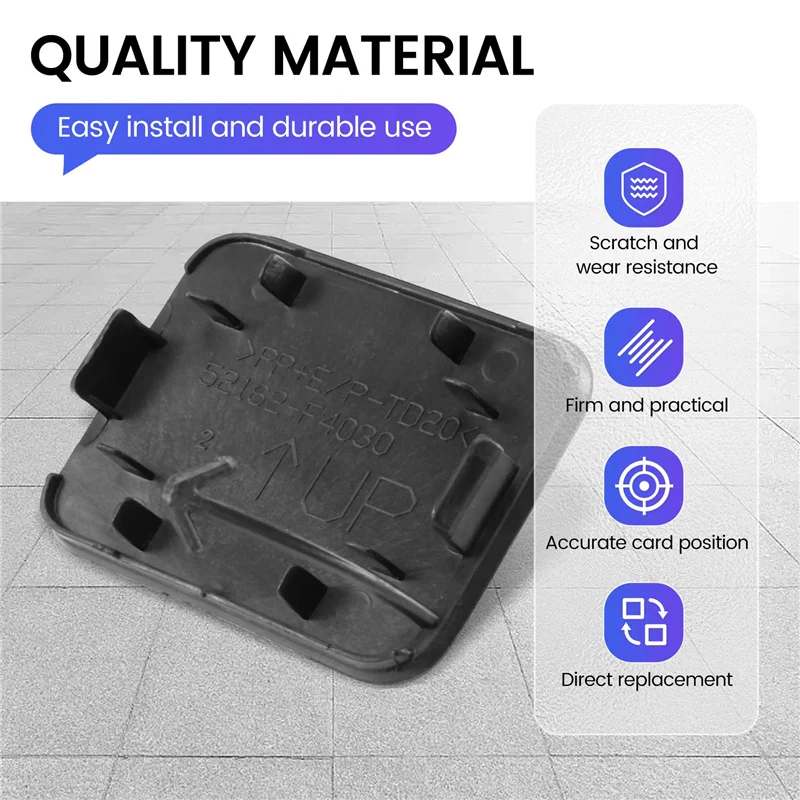 

Car Rear Bumper Tow Hook Cover Cap For Toyota C-HR 2016-2021 Rear Towing Hook Cover-M54K