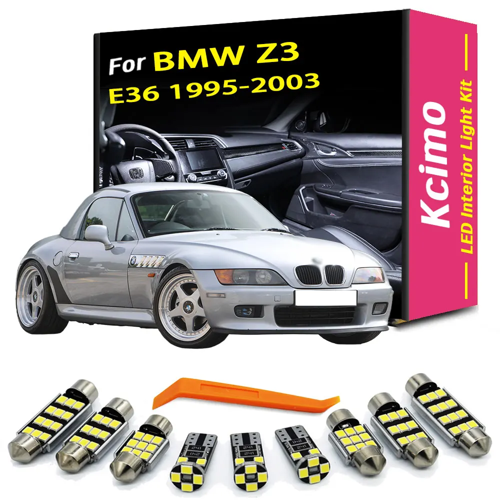 For BMW Z3 E36 1995-2003 LED Interior Door Lights Kit, Footwell Lights, Super Bright Plug Car Ambient Lighting