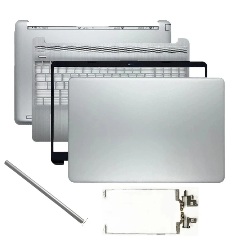 New For HP 250 G8 250 G9 256 255 G8 G9 Laptop Case LCD Back Cover Bezel Lid Palmrest Bottom Case Hinges Cover Silver TPN-C139