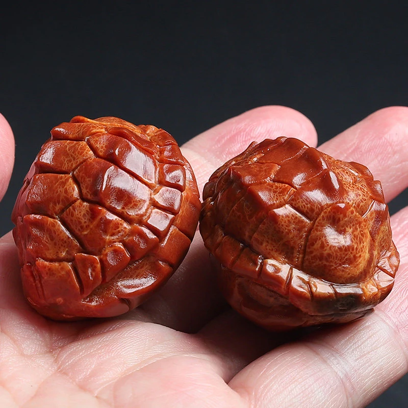 Outdoor Portable EDC Brazil Imported Large Olive Finger Toys Core Carving Ornament Tool