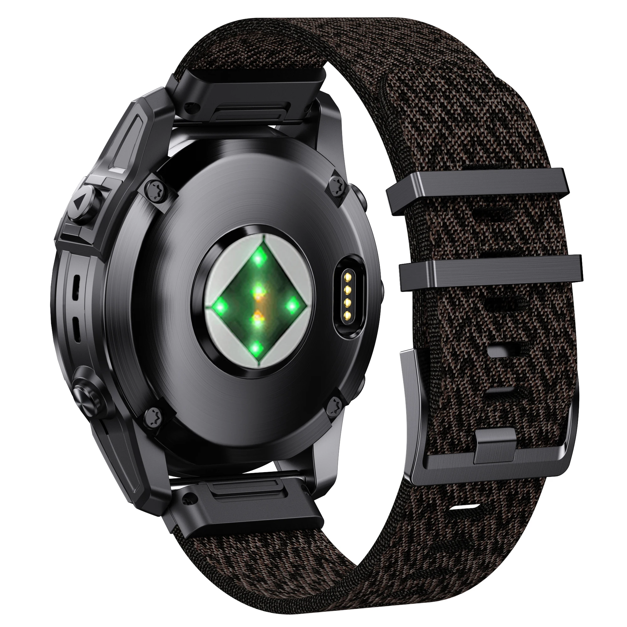 Runcool 22 26MM Suitable for Garmin Fenix7X Pro/5X/6 Nylon Jacquard Ribbon Suitable for Fenix5/6/7/Instinct Replacement Bracelet