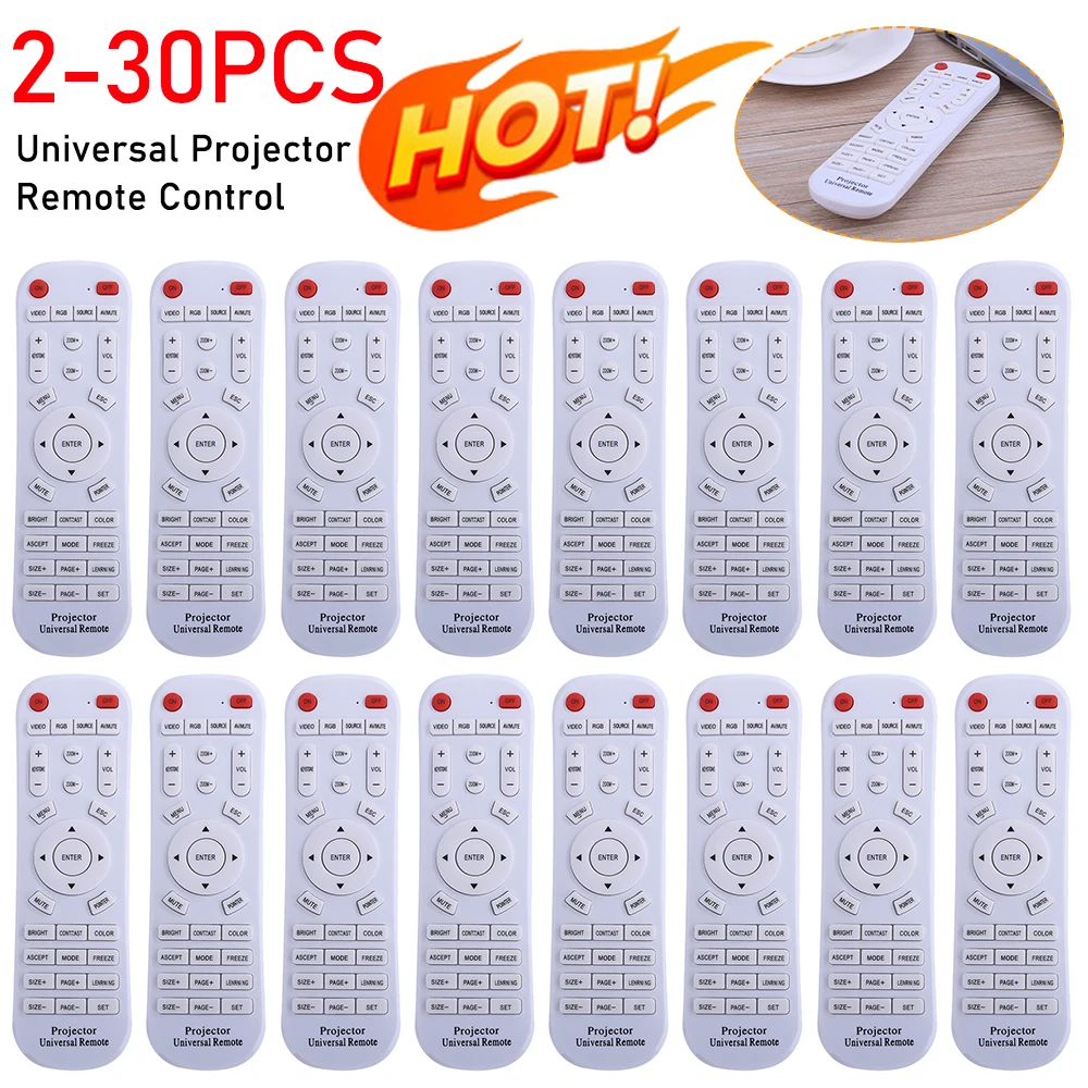 

Универсальный многофункциональный пульт дистанционного управления проектором 2-30 шт., замена для проектора ThundeaL Vivicine WZATCO, аксессуары для проектора