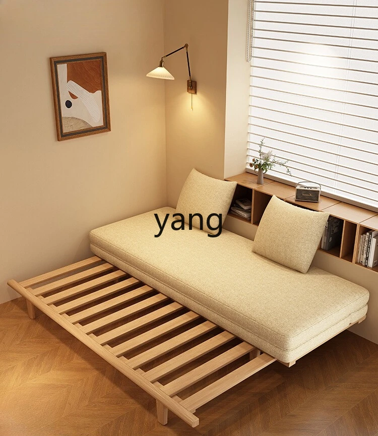 CX new cotton and linen Japanese-style tatami sofa bed small apartment living room integrated dual-use