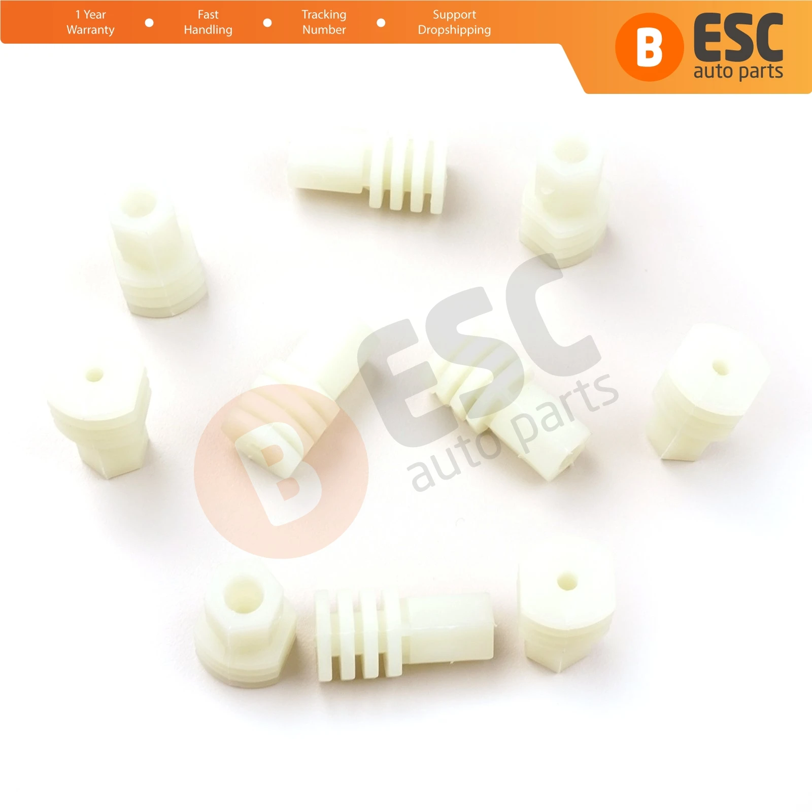 

ESC Auto Parts ECP026 10 Pieces Cable End Rope Dowel for Window Regulator Winder Mechanism Type BCP026 Fast Handling