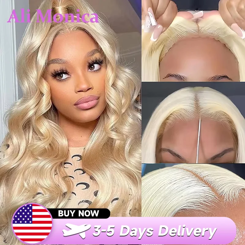 Glueless Wig 613 Blonde Body Wave 5X5 Ready and Go Glueless Human Hair Wig Vietaese Raw Human Hair Hd Lace Frontal Wig For Women