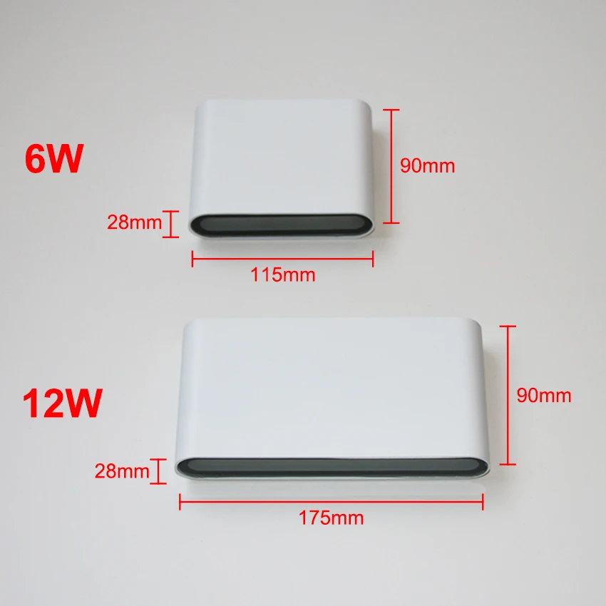 Minimalist LED Outdoor Waterproof IP65 Wall Lamp Porch Garden   Madera Decoracion Pared  Light