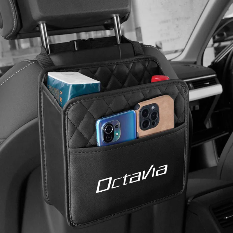 Car Seat Back Back Seat Organizer Protector Hanging Storage Bag Waterproof Bag For Skoda Octavia Car Accessorie Multi Hanging