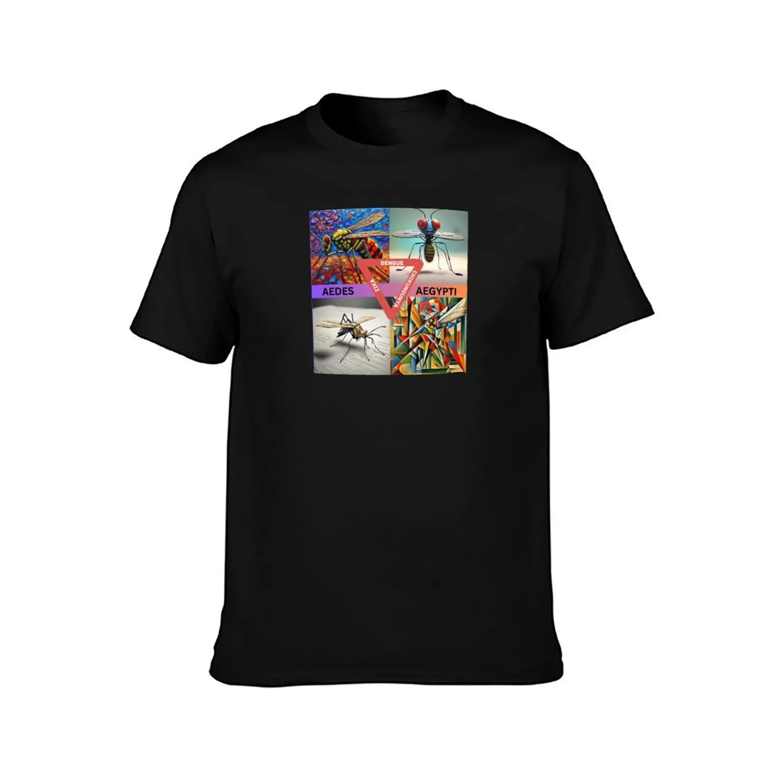 Aedes Aegypti mosquitos cause the following diseases Dengue, Zika and Chikungunya T-Shirt
