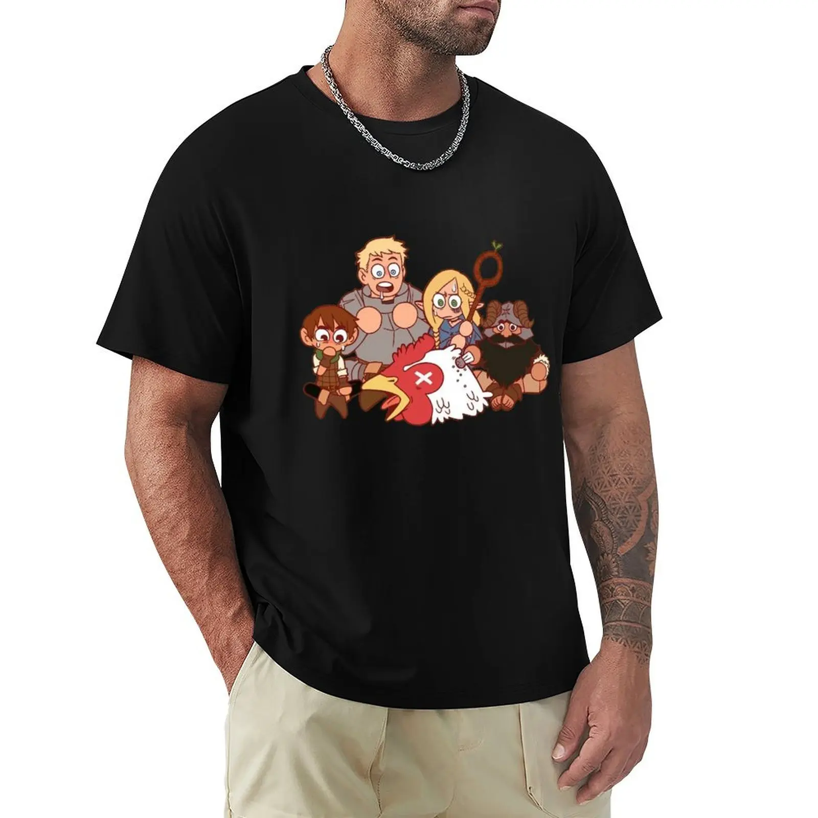 Dungeon Meshi Let's Eat T-Shirt Quick Dry Travel T-Shirt