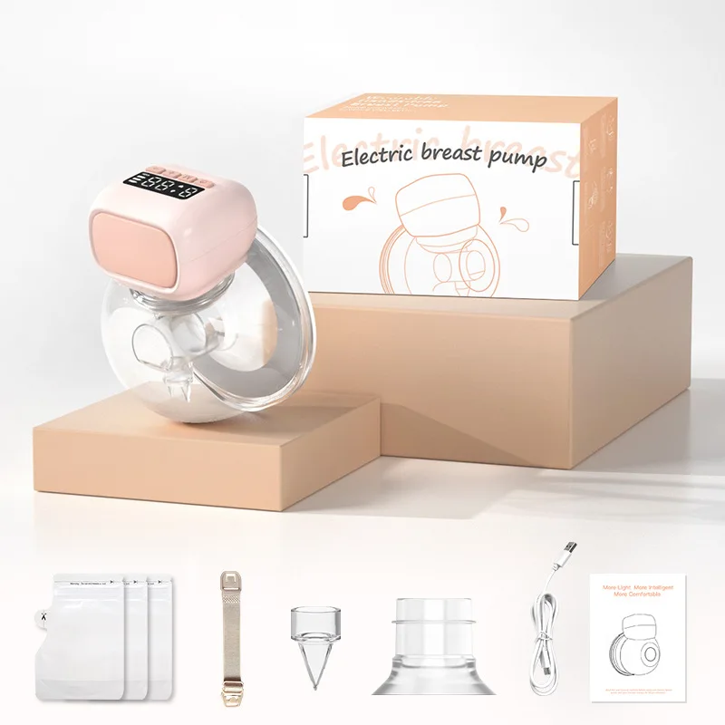 Electric breast pump Cross-border wearable automatic massage breast pump Integrated hand-free breast pump Portable