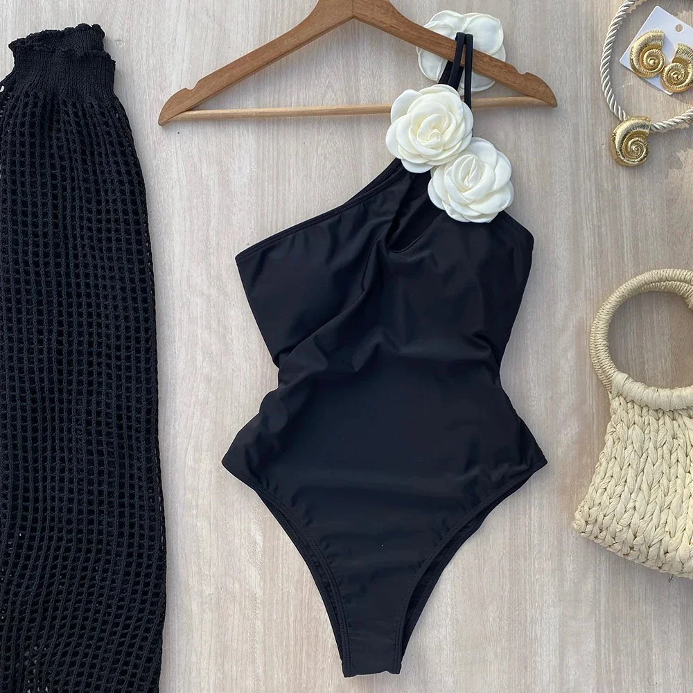 Traje de baño Floral de una pieza, novedad del 2025, traje de baño Retro Vintage para mujer, traje de baño, ropa de playa, Monokini, trajes de baño para mujer