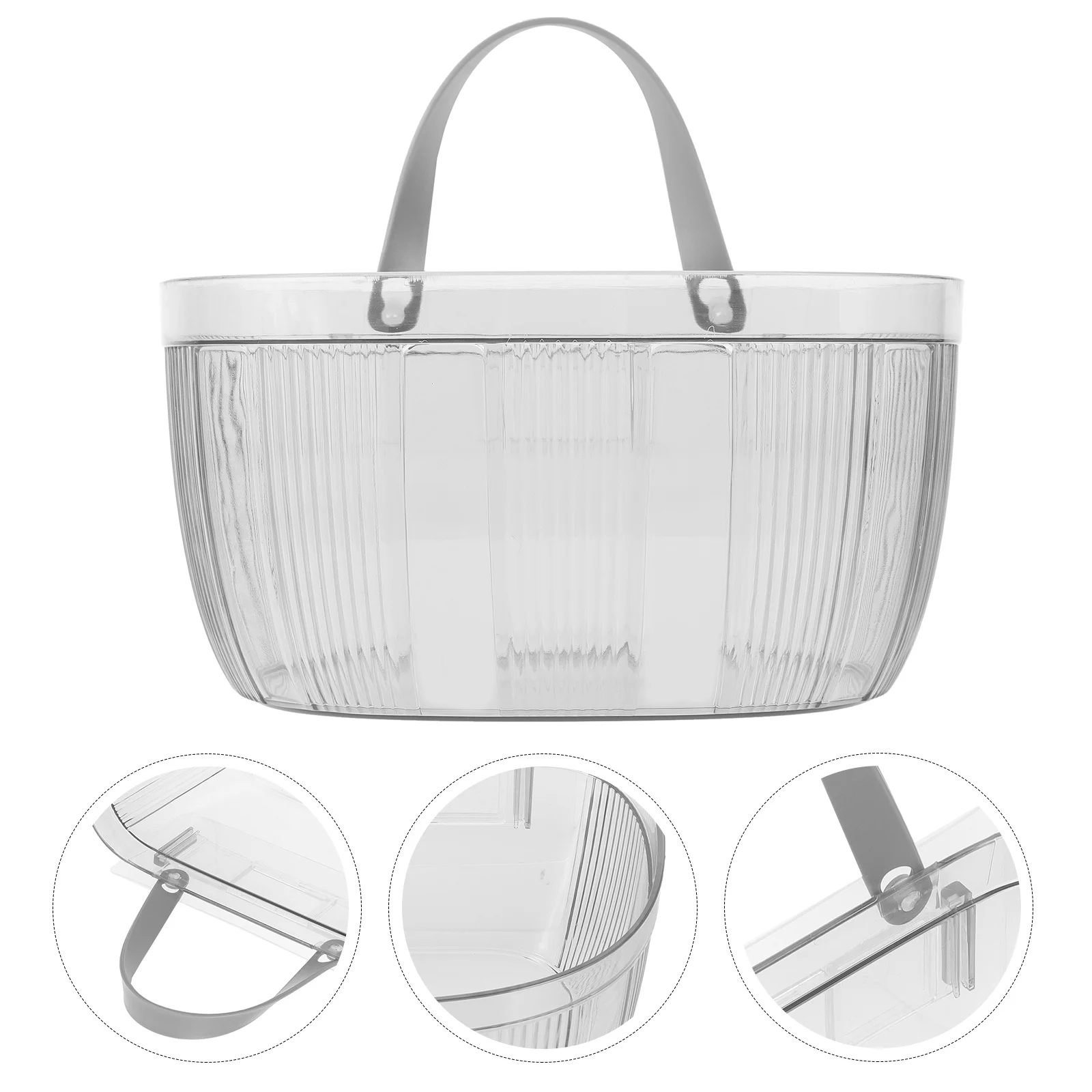 

Ginger Garlic Storage Basket Wall Hanging Kitchen Organizer Smooth Plastic Pantry Basket For Vegetables Fruits Onion