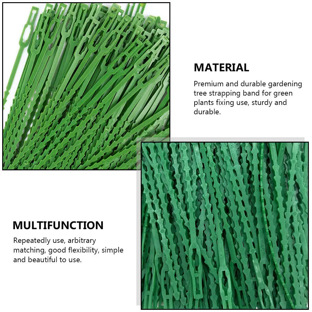 

120Pcs Gardening Tree Binding Ties Heavy-Duty Uv-Resistant Plant Fixing Straps Easy Install Recyclable Vine Fixing Accessories